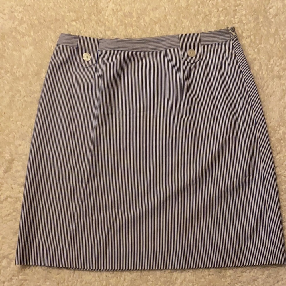 Brooks Brothers seersucker skirt